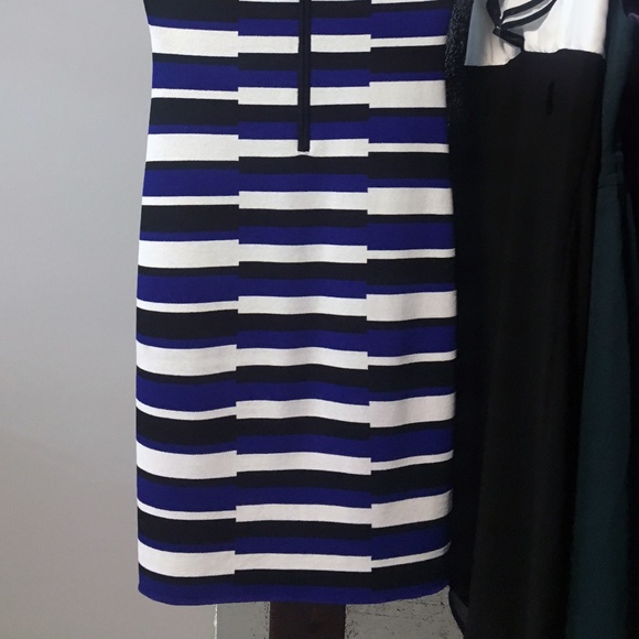 Calvin Klein ✦ Stretchy Colorblock Midi Dress (M) - Picture 5 of 6